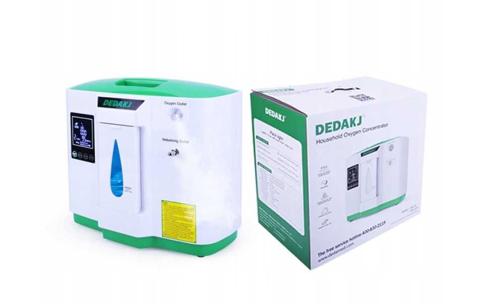 Koncentrator Tlenu LED DEDAKJ 2AW 2-9L 30-93%