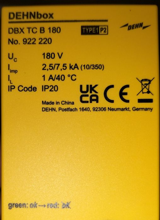 Odgromnik DEHNbox - Ogranicznik do systemów sygnalizacyjnych