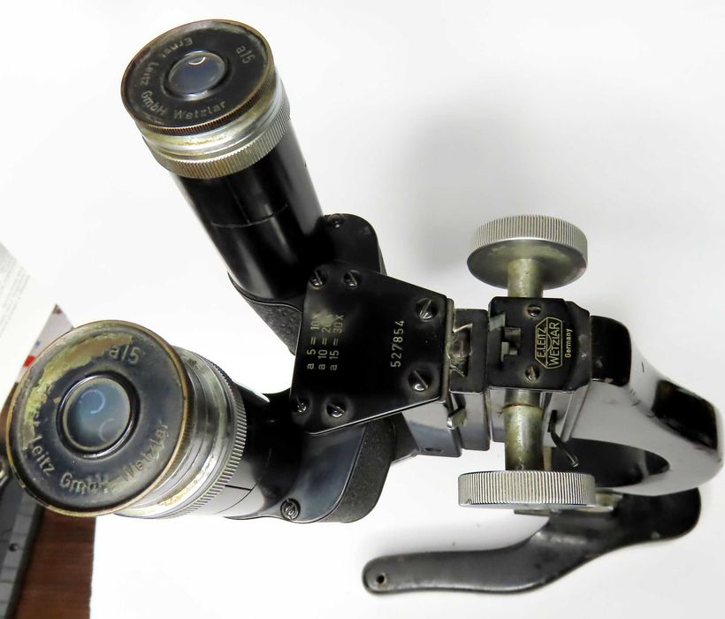 Mikroskop Stereo  Stereoskopowy E. Leitz