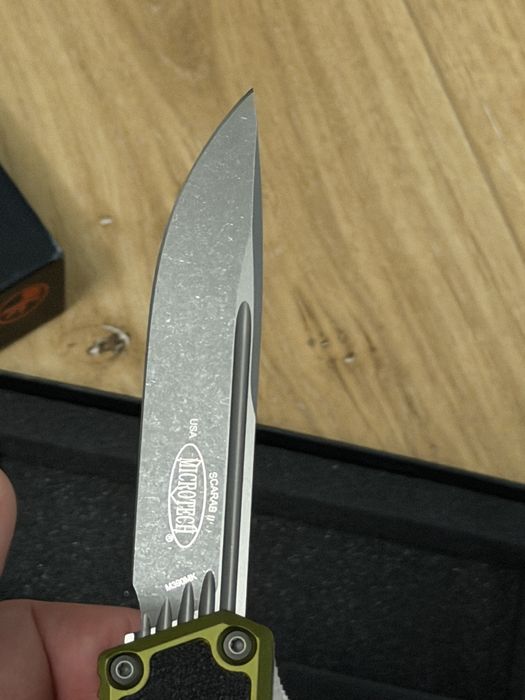 Noż Microtech Scarab III Gen Grenn Nowy