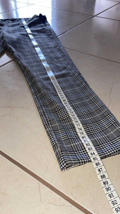 Zara Basic Plaid Trousers