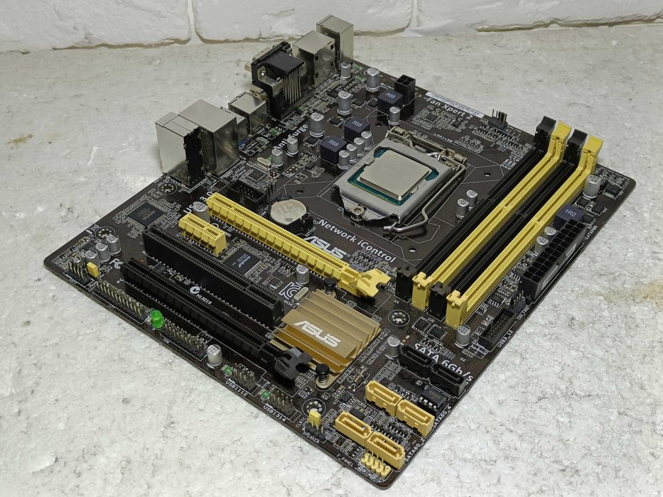 КОМПЛЕКТ Материнська ASUS B85M-E + процесор i3-4130 LGA1150