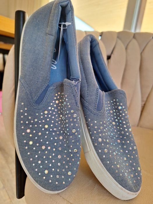 Trampki Lilley niebieskie 37