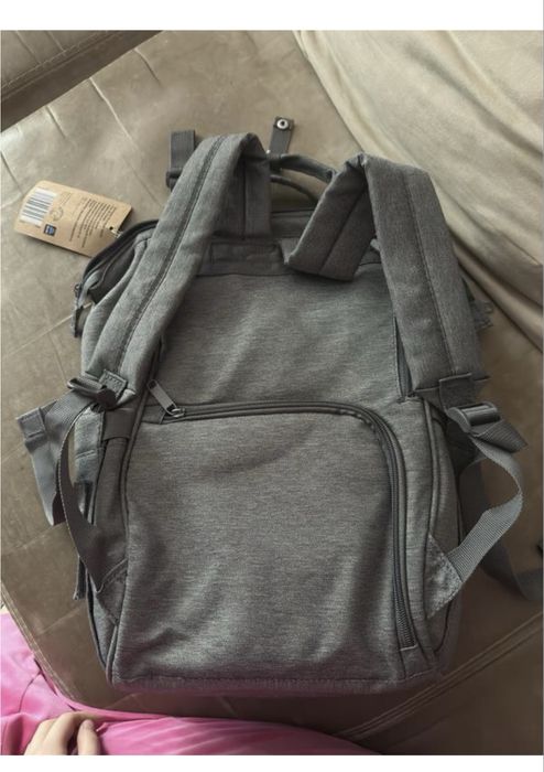 Рюкзак стильний сірий