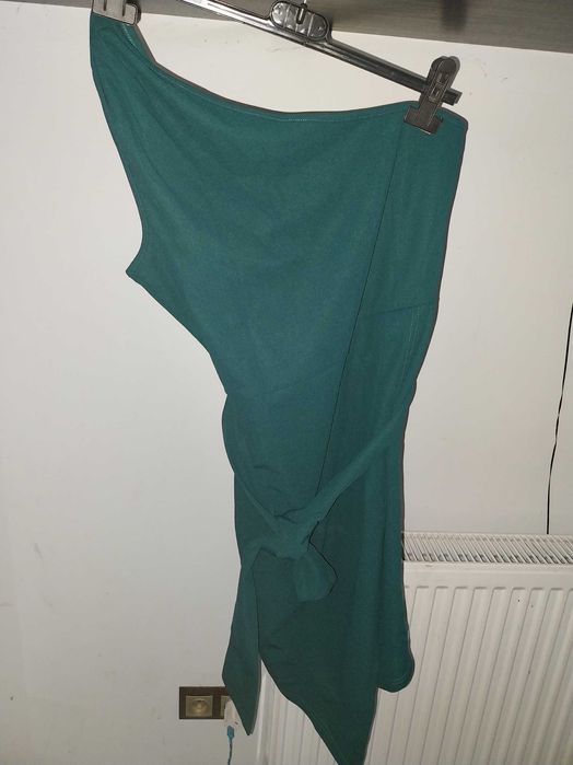 Sukienka damska butelkowa zieleń
