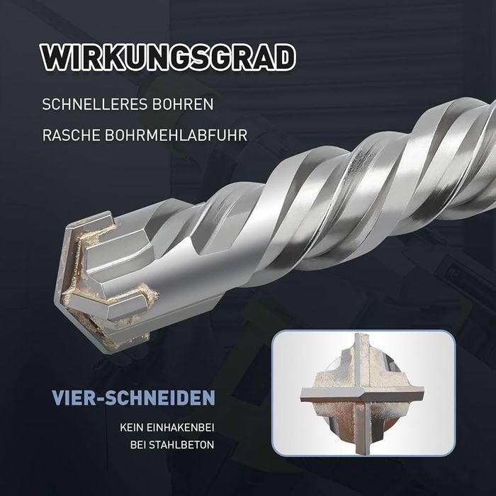 MOXPIFY Wiertło 35 x 260 mm do betonu, SDS MAX