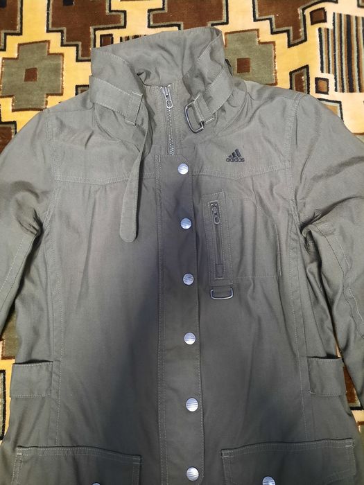 Плащ ветровка тренч adidas  фирменный