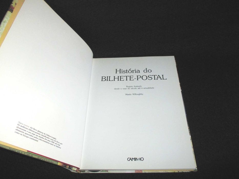 Livro História do Bilhete-Postal Martin Willoughby