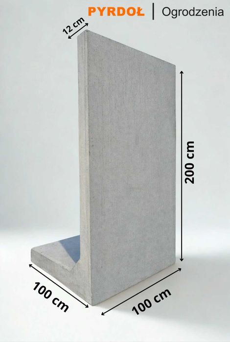 ELKA betonowa ogrodzeniowa L-200