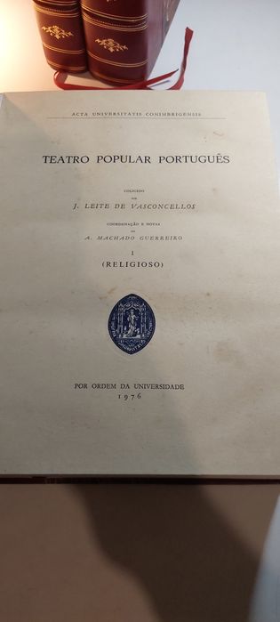 Teatro Popular Português - J. Leite de Vasconcellos (3 Volumes)
