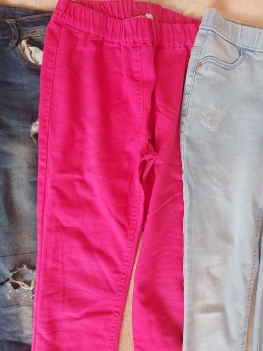 3 pary spodni jeggins 158