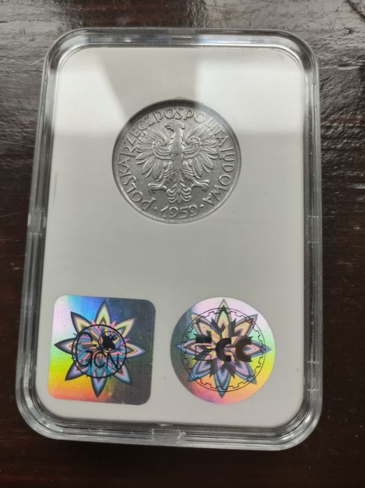 2zł Jagody 1959r XF40 Graiding GCN Rzadki Okaz!