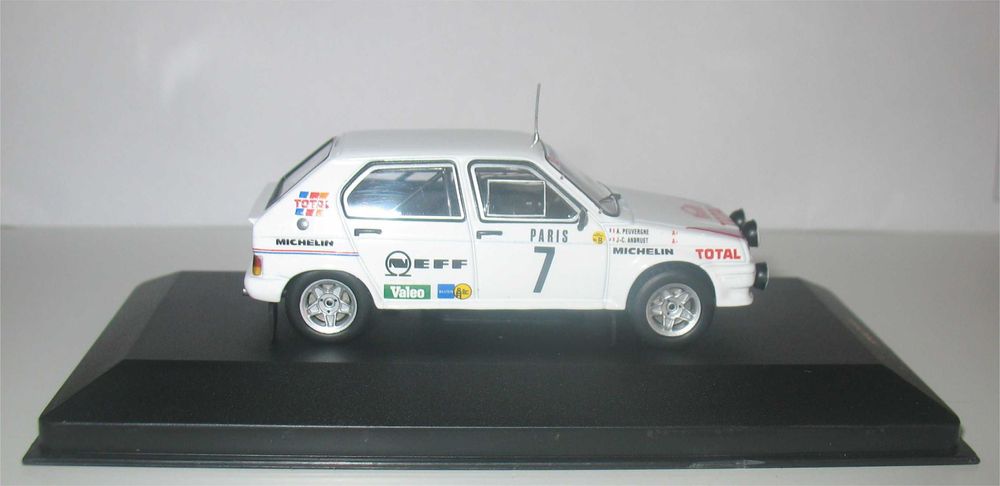 1/43 Citroën Visa 1000 Pistes #7 Rallye Monte Carlo 1985 Andruet IXO Altaya