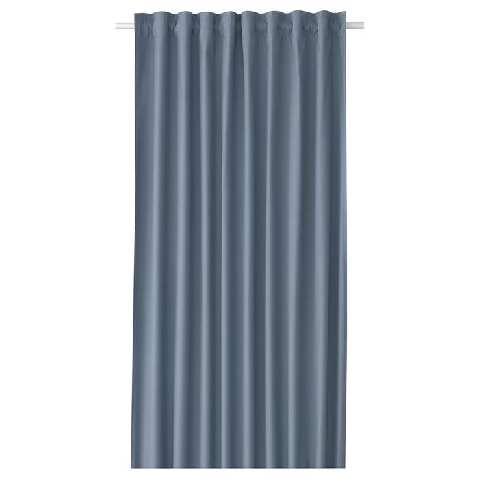 Штора синя,  сіро/синя  Ikea