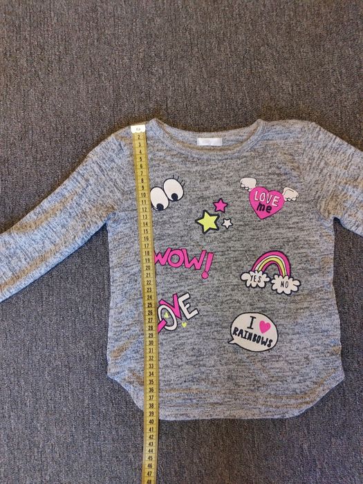 Sweter dla dziewczynki 110