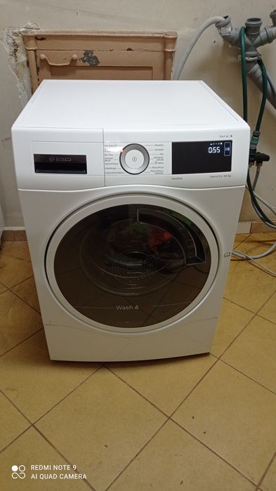 Pralko-suszarka Bosch 9/6kg i 1400 obrotów z gwarancją, transport.