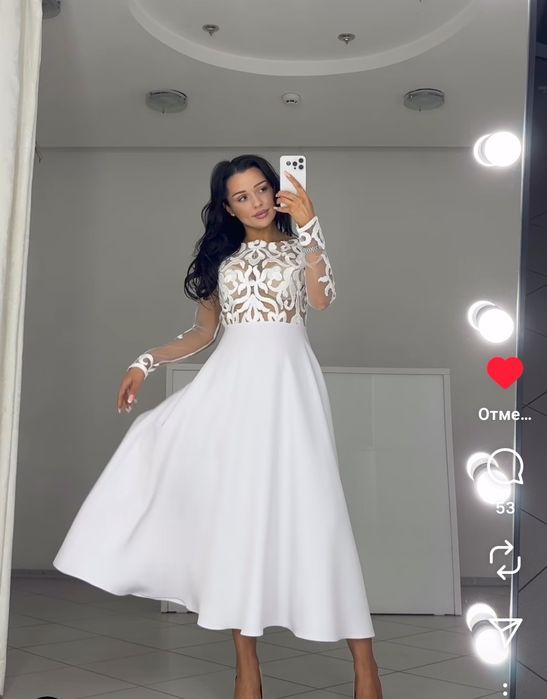 Вечірня,весільна сукня, р.М, нова з бірками