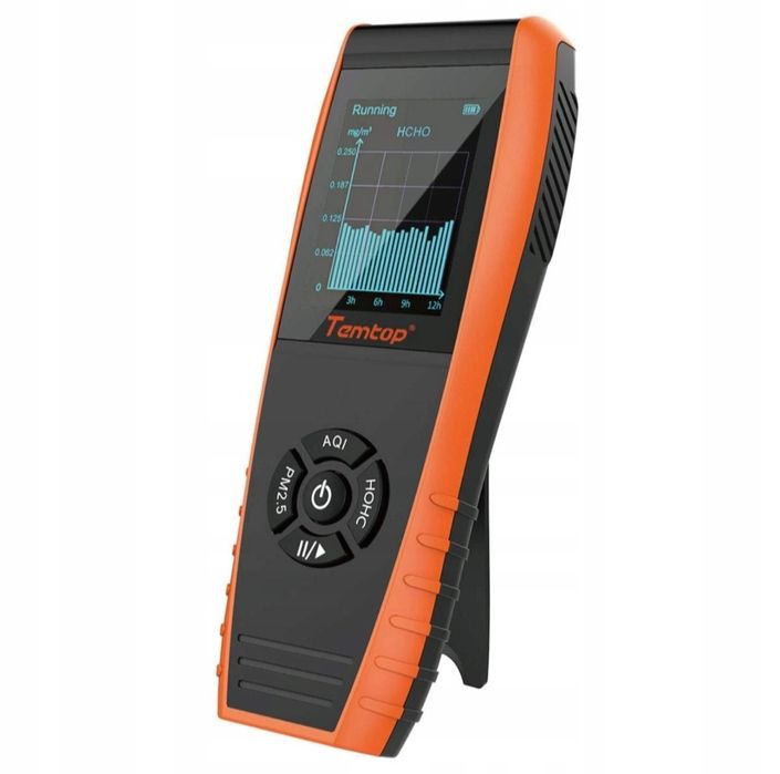TEMTOP Temperatura Miernik Jakości Powietrza  9w1