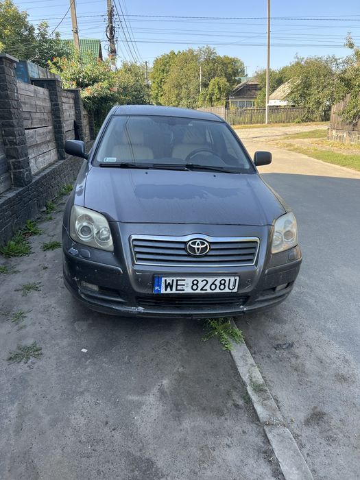 бампер передний, панель toyota avensis t25 розборка