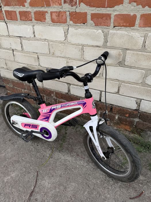 Дитячий велосипед Corso  RS Turbo 16” + додаткові колеса