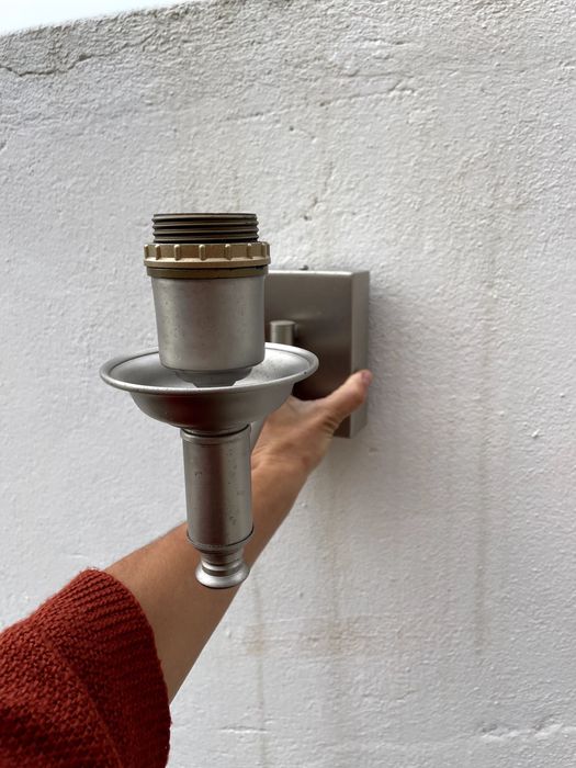 Aplique de Parede Pequeno | Aço Inox  Movivel