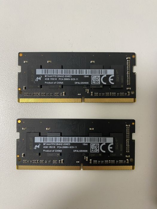 Оперативна пам'ять Micron 4GB DDR4 1Rx16 PC4-2666V SCO-11