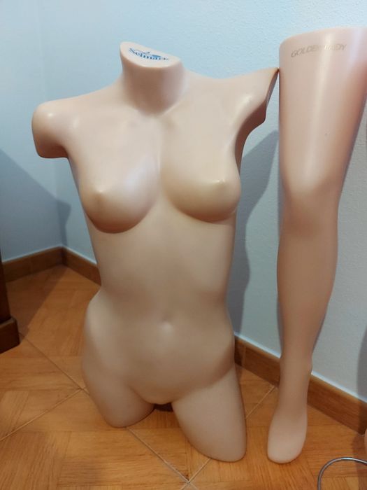 Busto manequim + pernas manequim