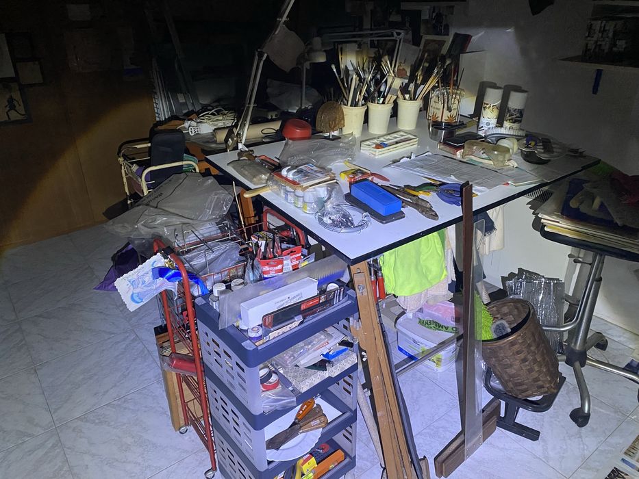 Estirador metálico – desenho técnico / artes / atelier