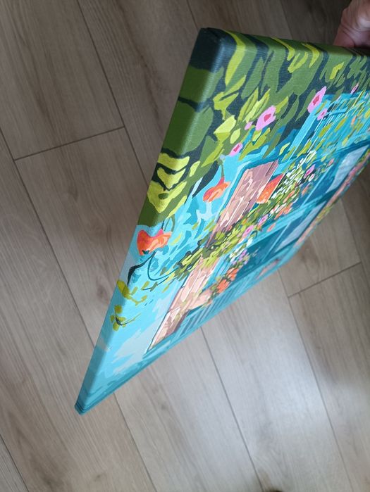 Obraz na płótnie "Dom w ogrodzie",  40x50