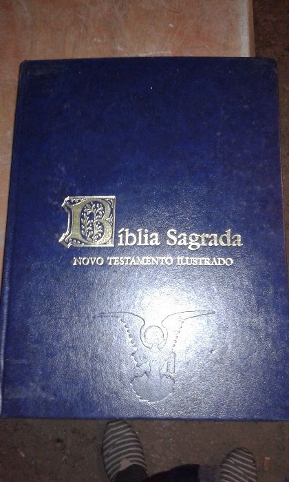 Livro Bíblia Sagrada + terços
