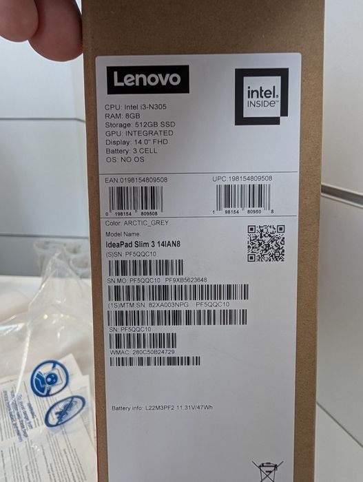 Lenovo IdeaPad Slim 3 14IAN8-508