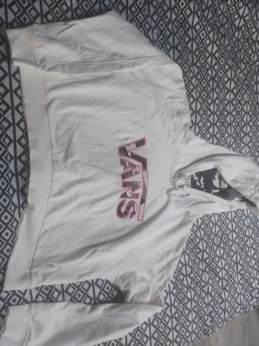 Bluza biala vans xl
