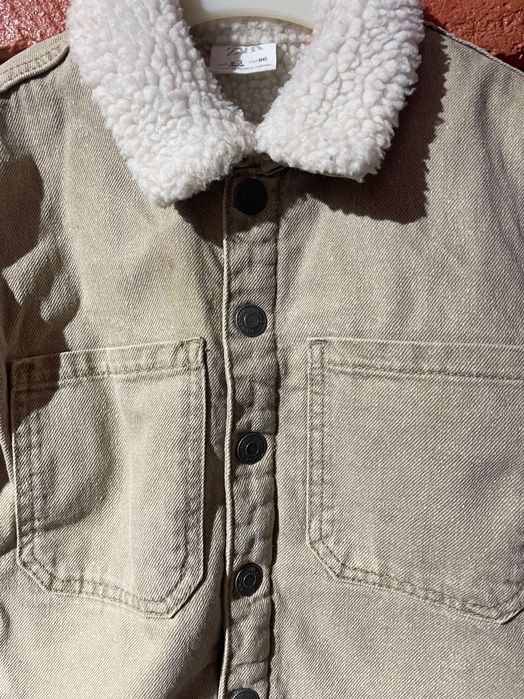 Куртка джинсова (підкладка із овчини) Демосизонна куртка.