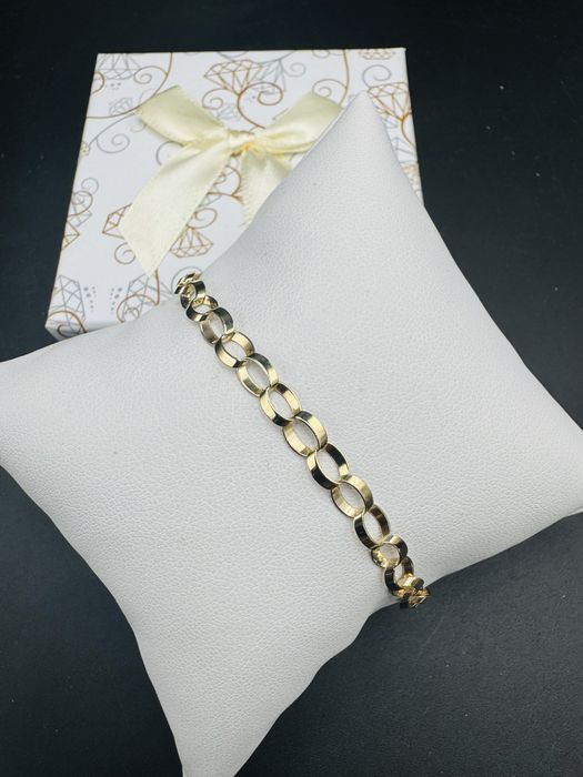 Nowa zlota bransoletka proba 585 waga 2,28g