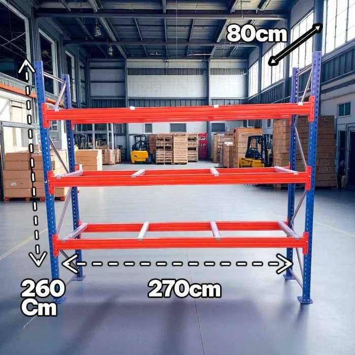 Regały magazynowe paletowe półkowe