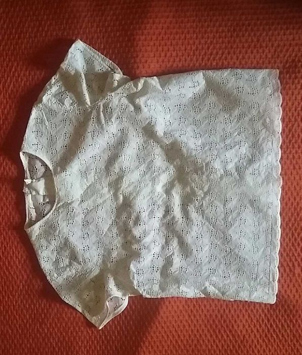 Bluzka biała koronkowa