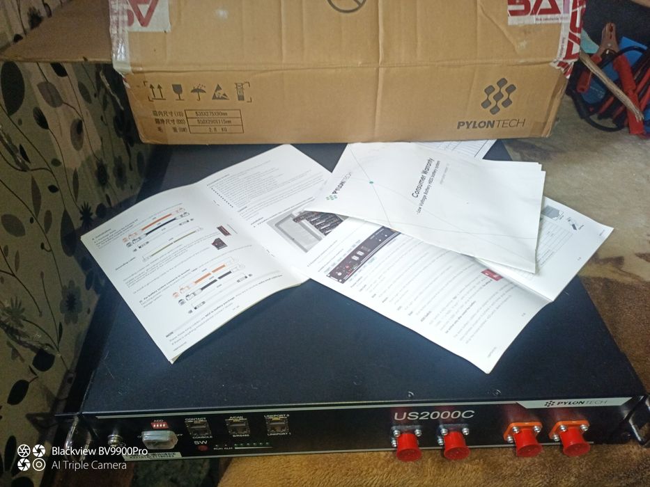 LiFePO4, акумулятори Pylontech US2000 (C), 48В, 2.5 кВт*год