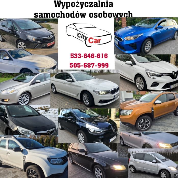 Wypożyczalnia wynajem samochodów osobowych