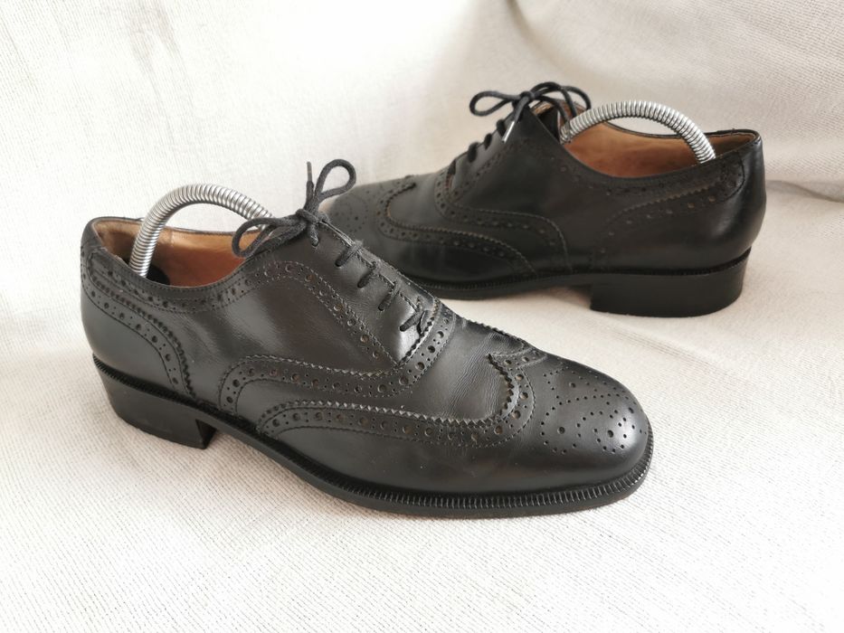 Bally Brogues  Switzerland Oxford luksusowe półbuty wizytowe 40,5