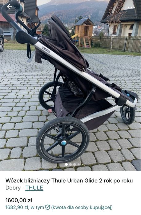 Thule urban glide 2 wózek bliźniaczy lub rok po roku