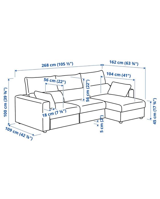 Sofá ESKILSTUNA bege ikea