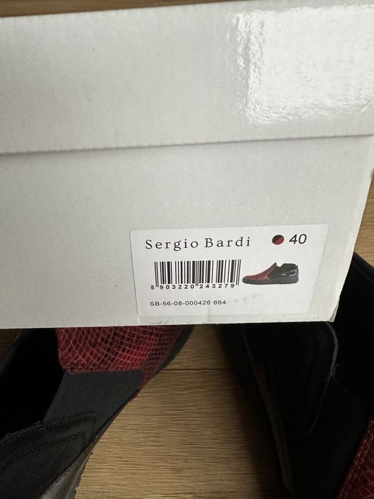 Sergio Bardi Botki 25cm 40 1-2 razy założone damskie kupione Modivo