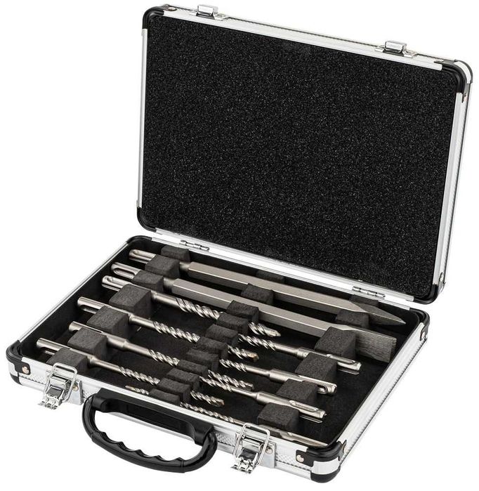 Wiertła i dłuta sds plus (zestaw 10el.) pm-zwd-10t