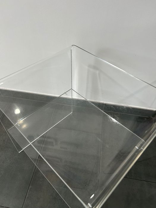 Stolik szafka 1 szt plexi akrylowy lata 80 90 vintage