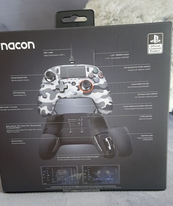 Pad kontroler Nacon revolution pro 3. Pad do ps4 ps5 pc