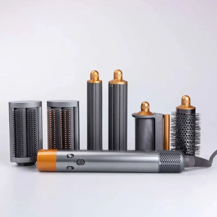Стайлер Dyson Airwrap Complete Long 6 насадок Nickel/Copper Дайсон
