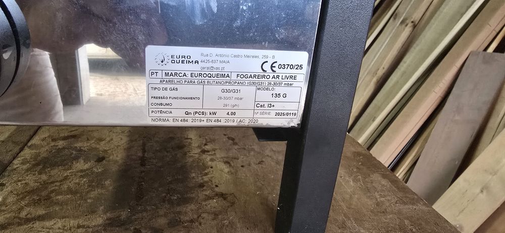 Fogareiro a gás Butano/Propano