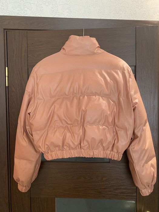 Шкіряна куртка бомбер