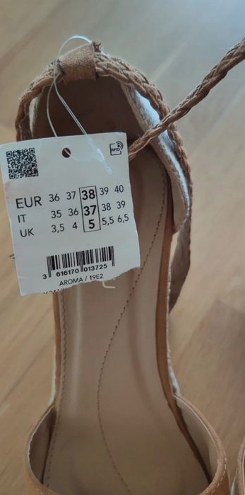 Espadryle Camaieu nowe z metką r38