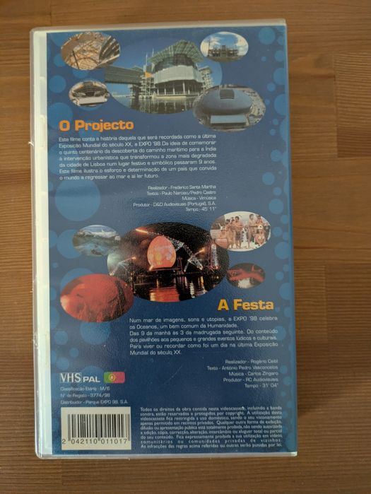 VHS " Expo 98 " (Opt. Estado)